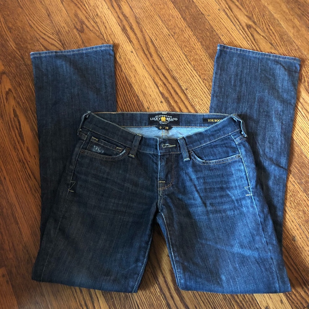 Lucky Brand Zoe Boot Dark Wash Jeans